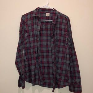 J. Crew Plaid Button Down